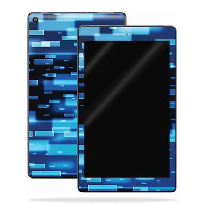 MightySkins Skin Compatible with Amazon Kindle Fire HD 10 (2017) - Space Blocks | Protective, Durable, and Unique Vinyl Decal wrap Cover | Easy to Apply, Remove, and Change Styles | Made in The USA