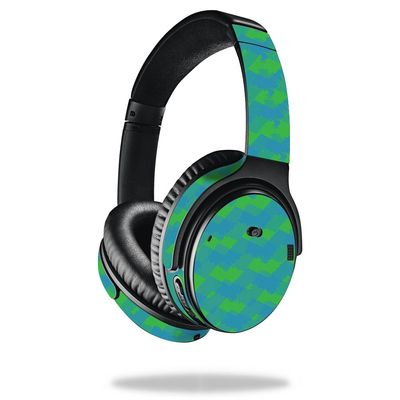 MightySkins Skin Compatible with Bose QuietComfort 35 Headphones - Sharp Chevron | Protective, Durable, and Unique Vinyl Decal wrap Cover | Easy to Apply, Remove, and Change Styles | Made in The USA