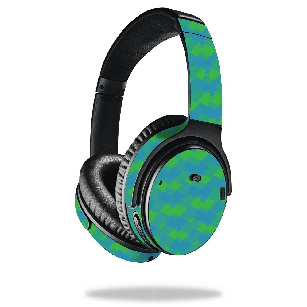 MightySkins Skin Compatible with Bose QuietComfort 35 Headphones - Sharp Chevron | Protective, Durable, and Unique Vinyl Decal wrap Cover | Easy to Apply, Remove, and Change Styles | Made in The USA