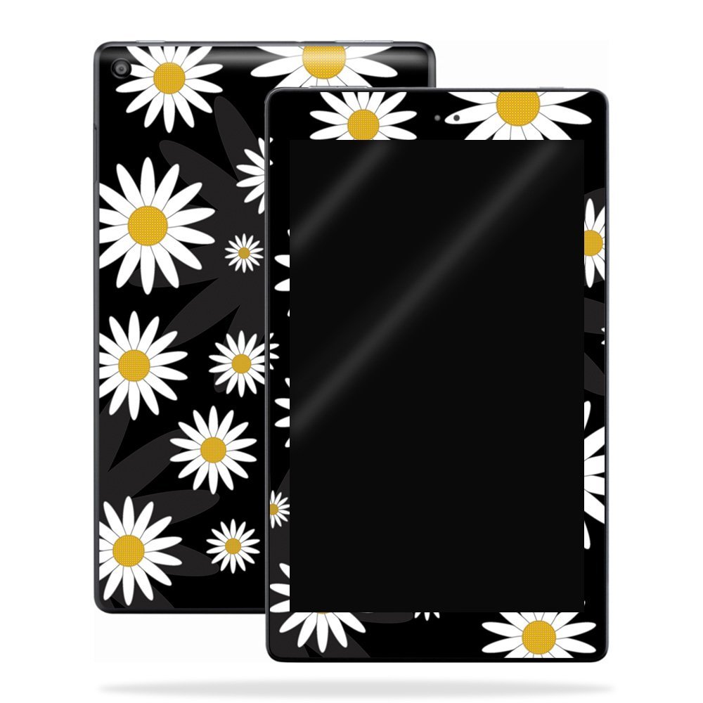 MightySkins Skin Compatible with Amazon Kindle Fire HD 10 (2017) - Daisies | Protective, Durable, and Unique Vinyl Decal wrap Cover | Easy to Apply, Remove, and Change Styles | Made in The USA