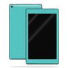 MightySkins Skin Compatible with Amazon Kindle Fire HD 10 (2017) - Solid Turquoise | Protective, Durable, and Unique Vinyl Decal wrap Cover | Easy to Apply, Remove | Made in The USA view 1