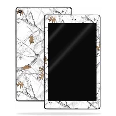 MightySkins Skin Compatible with Amazon Kindle Fire HD 10 (2017) - Conceal Snow | Protective, Durable, and Unique Vinyl Decal wrap Cover | Easy to Apply, Remove, and Change Styles | Made in The USA