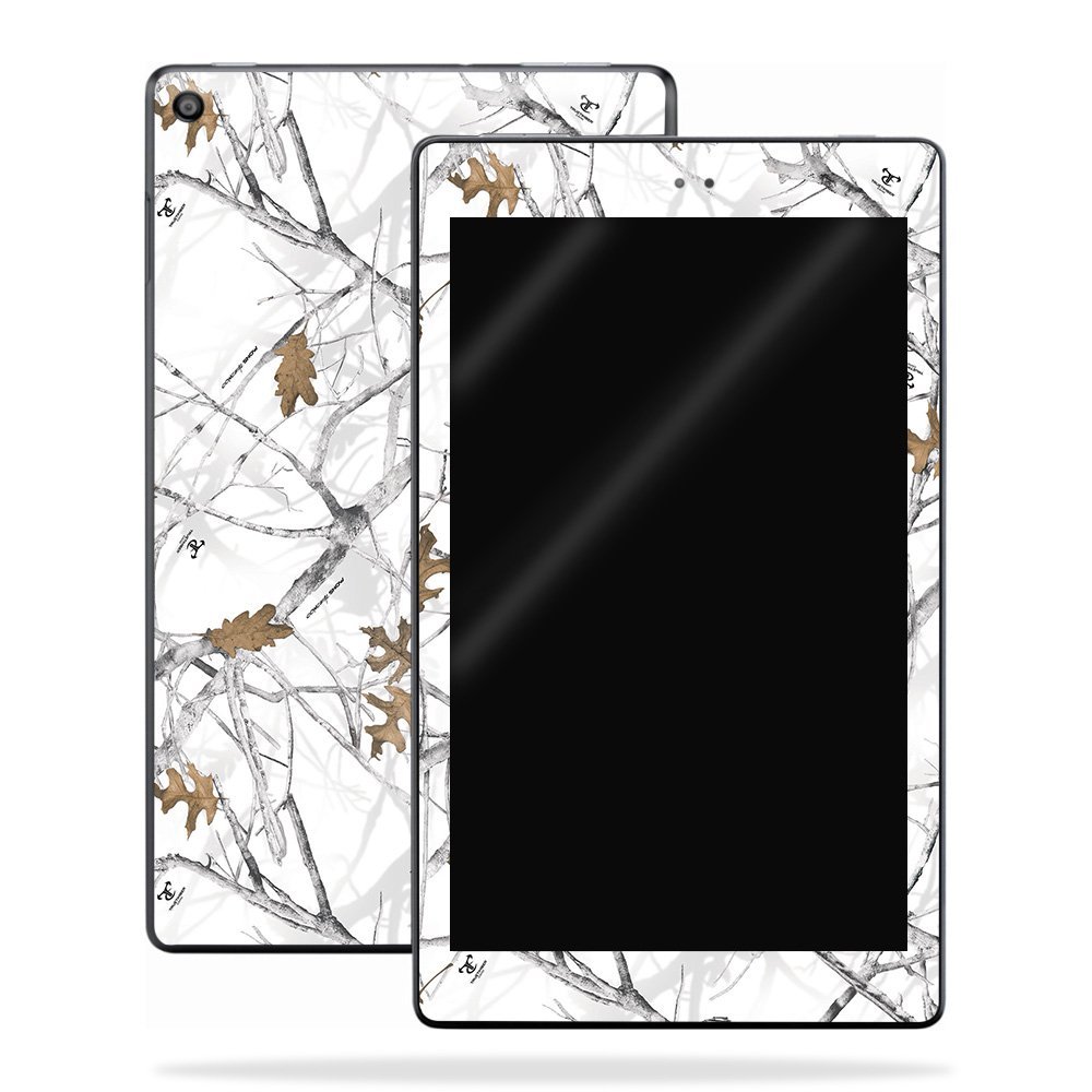 MightySkins Skin Compatible with Amazon Kindle Fire HD 10 (2017) - Conceal Snow | Protective, Durable, and Unique Vinyl Decal wrap Cover | Easy to Apply, Remove, and Change Styles | Made in The USA