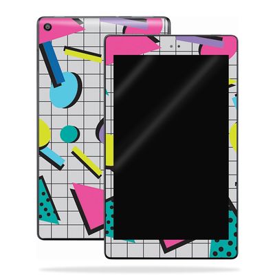 MightySkins Skin Compatible with Amazon Kindle Fire HD 10 (2017) - Awesome 80s | Protective, Durable, and Unique Vinyl Decal wrap Cover | Easy to Apply, Remove, and Change Styles | Made in The USA
