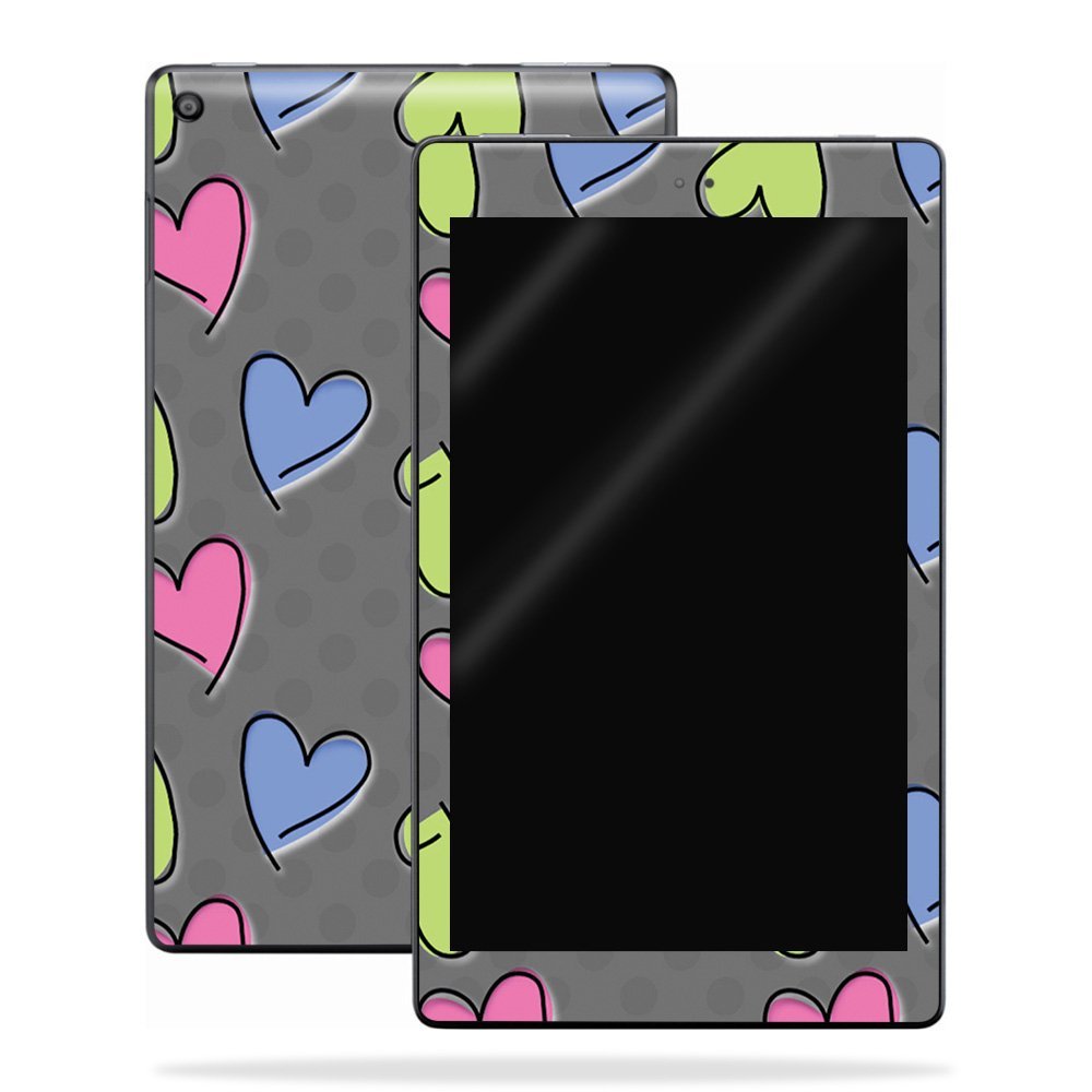 MightySkins Skin Compatible with Amazon Kindle Fire HD 10 (2017) - Girly | Protective, Durable, and Unique Vinyl Decal wrap Cover | Easy to Apply, Remove, and Change Styles | Made in The USA