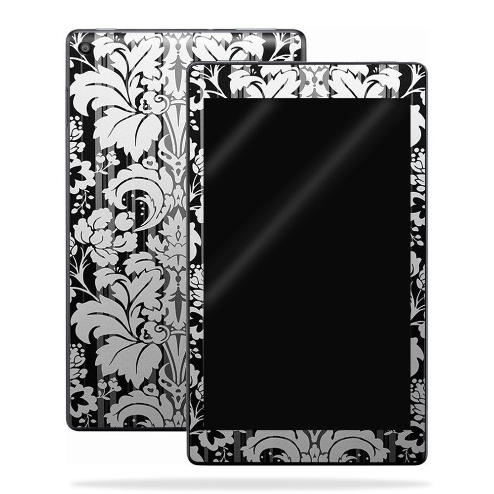MightySkins Skin Compatible with Amazon Kindle Fire HD 10 (2017) - Floral Retro | Protective, Durable, and Unique Vinyl Decal wrap Cover | Easy to Apply, Remove, and Change Styles | Made in The USA
