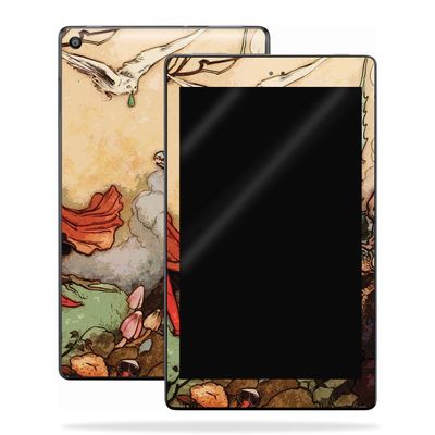 MightySkins Skin Compatible with Amazon Kindle Fire HD 10 (2017) - Tale of A Dragon | Protective, Durable, and Unique Vinyl Decal wrap Cover | Easy to Apply, Remove | Made in The USA