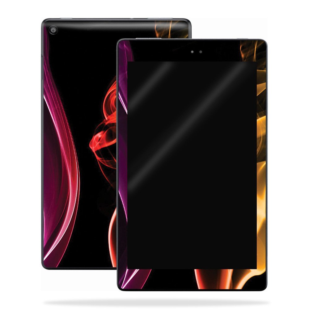 MightySkins Skin Compatible with Amazon Kindle Fire HD 10 (2017) - Bright Smoke | Protective, Durable, and Unique Vinyl Decal wrap Cover | Easy to Apply, Remove, and Change Styles | Made in The USA
