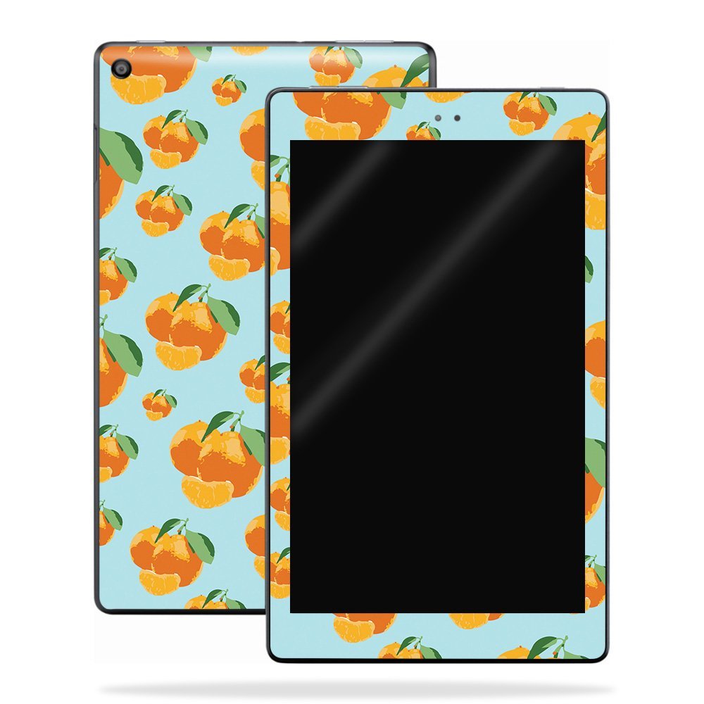 MightySkins Skin Compatible with Amazon Kindle Fire HD 10 (2017) - Orange You Glad | Protective, Durable, and Unique Vinyl Decal wrap Cover | Easy to Apply, Remove | Made in The USA