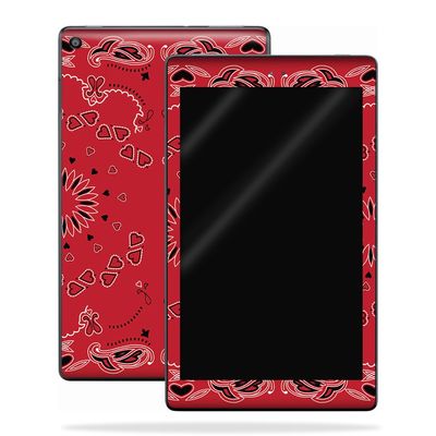 MightySkins Skin Compatible with Amazon Kindle Fire HD 8 (2017) - Bandana | Protective, Durable, and Unique Vinyl Decal wrap Cover | Easy to Apply, Remove, and Change Styles | Made in The USA