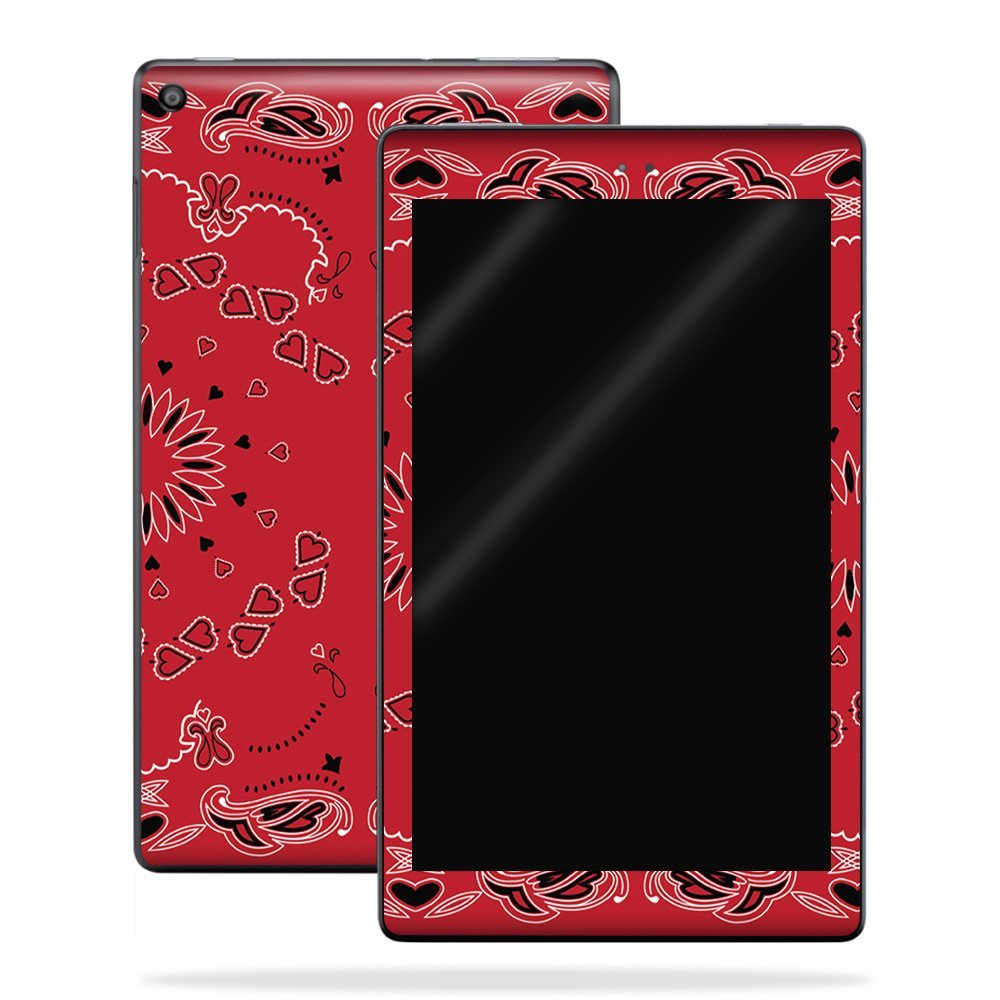 MightySkins Skin Compatible with Amazon Kindle Fire HD 8 (2017) - Bandana | Protective, Durable, and Unique Vinyl Decal wrap Cover | Easy to Apply, Remove, and Change Styles | Made in The USA