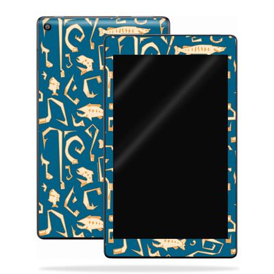 MightySkins Skin Compatible with Amazon Kindle Fire HD 8 (2017) - Deco Fish | Protective, Durable, and Unique Vinyl Decal wrap Cover | Easy to Apply, Remove, and Change Styles | Made in The USA