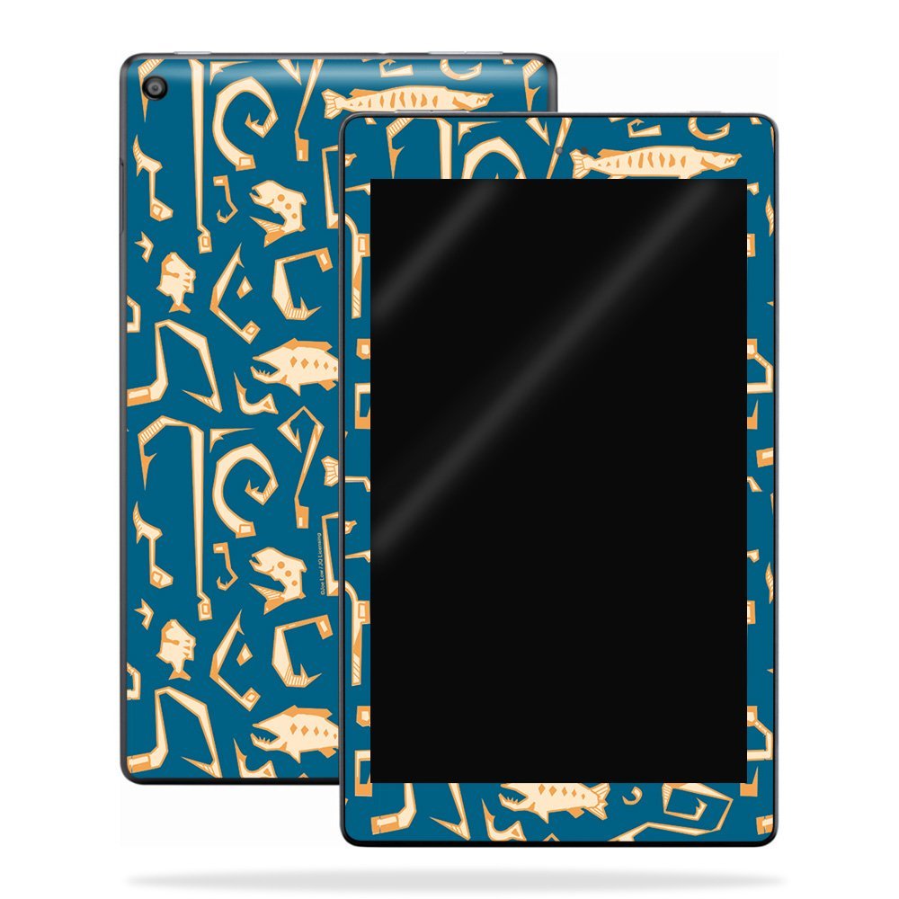 MightySkins Skin Compatible with Amazon Kindle Fire HD 8 (2017) - Deco Fish | Protective, Durable, and Unique Vinyl Decal wrap Cover | Easy to Apply, Remove, and Change Styles | Made in The USA