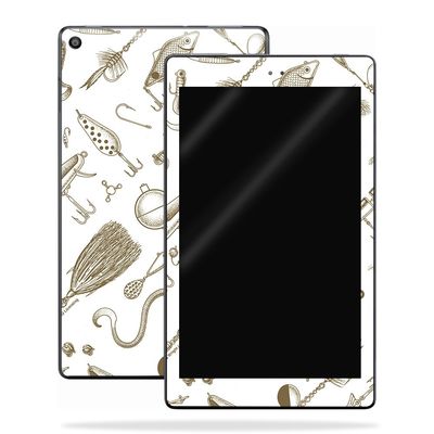 MightySkins Skin Compatible with Amazon Kindle Fire HD 10 (2017) - Retro Lures | Protective, Durable, and Unique Vinyl Decal wrap Cover | Easy to Apply, Remove, and Change Styles | Made in The USA