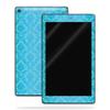 MightySkins Skin Compatible with Amazon Kindle Fire HD 8 (2017) - Blue Vintage | Protective, Durable, and Unique Vinyl Decal wrap Cover | Easy to Apply, Remove, and Change Styles | Made in The USA view 1