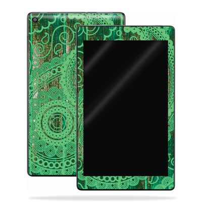 MightySkins Skin Compatible with Amazon Kindle Fire HD 10 (2017) - Vintage Paisley | Protective, Durable, and Unique Vinyl Decal wrap Cover | Easy to Apply, Remove | Made in The USA
