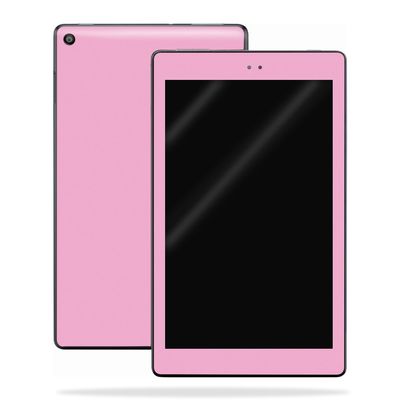 MightySkins Skin Compatible with Amazon Kindle Fire HD 10 (2017) - Solid Pink | Protective, Durable, and Unique Vinyl Decal wrap Cover | Easy to Apply, Remove, and Change Styles | Made in The USA