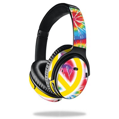 MightySkins Skin Compatible with Bose QuietComfort 35 Headphones - Peaceful Explosion | Protective, Durable, and Unique Vinyl Decal wrap Cover | Easy to Apply, Remove | Made in The USA