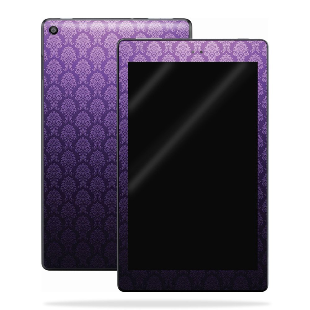 MightySkins Skin Compatible with Amazon Kindle Fire HD 10 (2017) - Antique Purple | Protective, Durable, and Unique Vinyl Decal wrap Cover | Easy to Apply, Remove, and Change Styles | Made in The USA