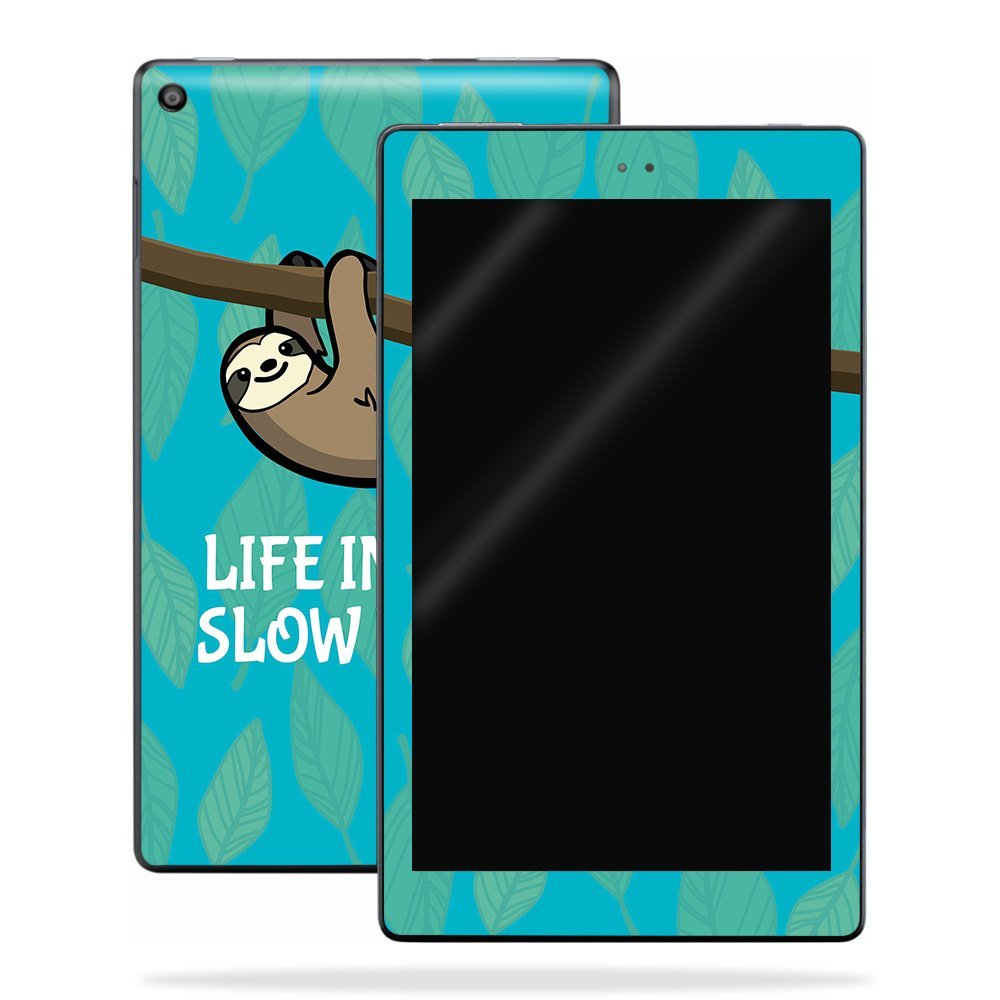 MightySkins Skin Compatible with Amazon Kindle Fire HD 10 (2017) - Slow Sloth | Protective, Durable, and Unique Vinyl Decal wrap Cover | Easy to Apply, Remove, and Change Styles | Made in The USA