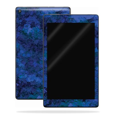 MightySkins Skin Compatible with Amazon Kindle Fire HD 8 (2017) - Blue Ice | Protective, Durable, and Unique Vinyl Decal wrap Cover | Easy to Apply, Remove, and Change Styles | Made in The USA