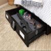 SnapSafe Under Bed Safe, Large Under Bed Gun Safe for Firearms, Ammunition and Valuables Fits in Trunk of Small SUVs Easy Access, Out of Sight, Space Saving Black, 40 x 6 x 22 Inches view 2