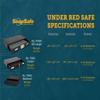 SnapSafe Under Bed Safe, Large Under Bed Gun Safe for Firearms, Ammunition and Valuables Fits in Trunk of Small SUVs Easy Access, Out of Sight, Space Saving Black, 40 x 6 x 22 Inches view 4