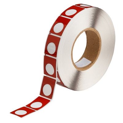 Brady THTEP167U-593-.5RD, 64446 Push Button Label, Roll of 500 pcs