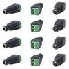 Cctv4Less Female DC Power Connectors, 12V DC 5.5mm x 2.1mm to Screw Terminal Jack Adapter for LED Strip, CCTV Security Camera Cable Wire Ends Plug (50) view 1