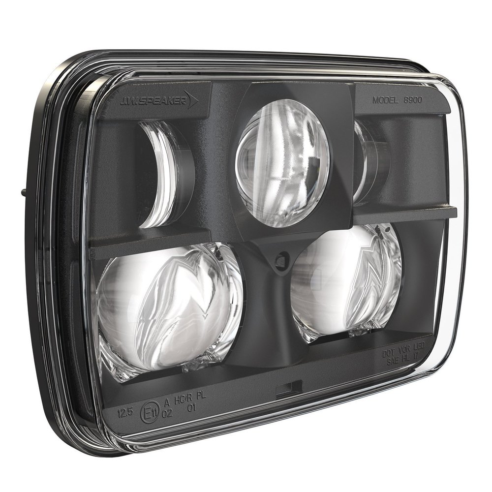 J.W. SPEAKER 8900-Ev2 12/24V Dot/Ece Non-HTD Black