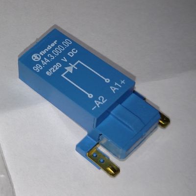 Finder, 99.44.3.000.00, Module, Terminal A1 6/220V DC