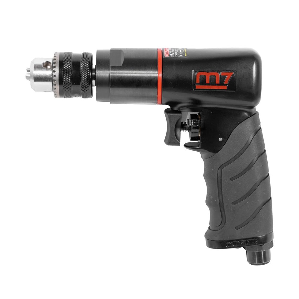 M7 Pneumatic Drill Driver with 3/8"" Chuck Size 0.45 hp and Keyed Chuck (QE-833)