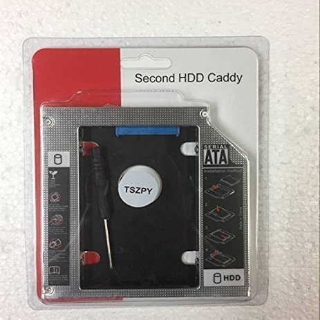 12.7MM 2nd HDD SSD Hard Drive Caddy Adapter for Asus K42DY K42JA K42JC K42JP K42JR K43S