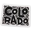 Colorado State Shape Cute Letters Native Local - 5" Vinyl Sticker - for Car Laptop I-Pad - Waterproof Decal view 1