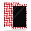 MightySkins Skin Compatible with Amazon Kindle Fire HD 10 (2017) - Red Houndstooth | Protective, Durable, and Unique Vinyl Decal wrap Cover | Easy to Apply, Remove | Made in The USA view 1