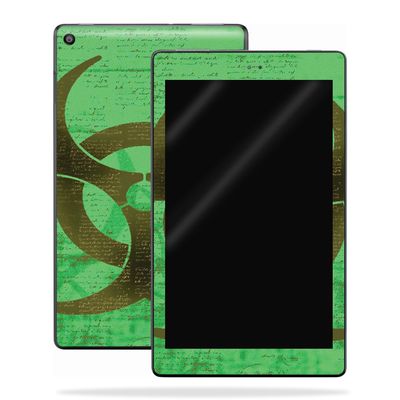 MightySkins Skin Compatible with Amazon Kindle Fire HD 8 (2017) - Biohazard | Protective, Durable, and Unique Vinyl Decal wrap Cover | Easy to Apply, Remove, and Change Styles | Made in The USA