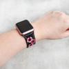 Apple watch series 5, Applique Basic Style Apple Watch Band 38mm 40mm 42mm 44mm Series 5, Series 4,Series 3 Series 2 Series 1,Hand-Stitched Handmade Apple Watch Leather view 3