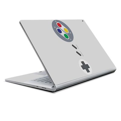 MightySkins Skin Compatible with Microsoft Surface Book 2 13" (2017) - Retro Gamer 1 | Protective, Durable, and Unique Vinyl Decal wrap Cover | Easy to Apply, Remove | Made in The USA