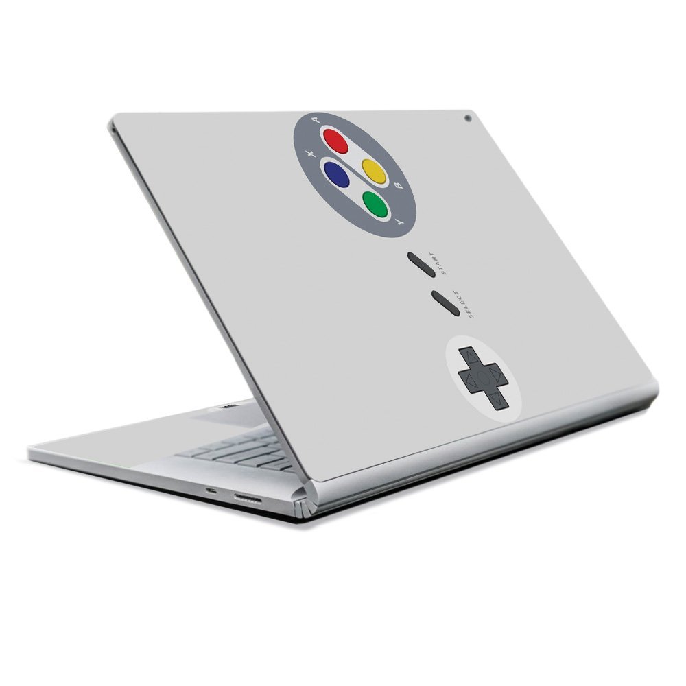 MightySkins Skin Compatible with Microsoft Surface Book 2 13" (2017) - Retro Gamer 1 | Protective, Durable, and Unique Vinyl Decal wrap Cover | Easy to Apply, Remove | Made in The USA