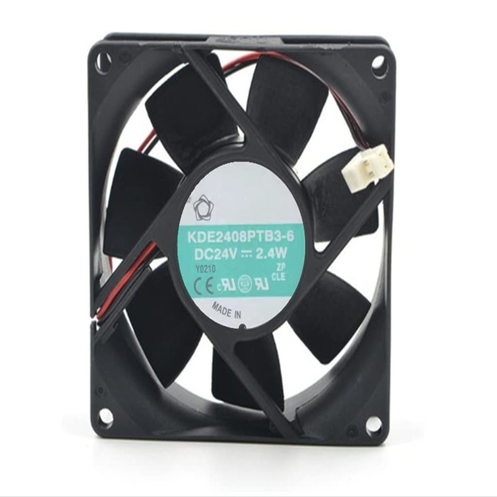 DirectNine Basics Cooling Fan Cooler for Sunon KDE2408PTB3-6 8025 24V 2.4W 8cm 2Pin/Wire