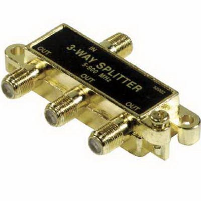 AUDIOVOX VH48N 3-Way Coaxial Splitter - Quantity 6