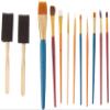 LINZER/AMERICAN BRUSH AM 1012S 12Piece Economy Artist Brush Set view 1