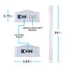 Enbrighten 24 Inch Plug In Under Cabinet Light, Dimmable 803 Lumens view 3