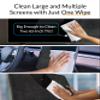 iCloth XL Screen Cleaning Wipes, Lint-Free and Streak-Free, Fast-Drying, Removes Dust, Fingerprints, and Smudges (100 XL Wipes) view 2