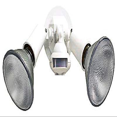 All Pro MS34W White Motion Detector Floodlight