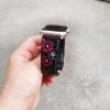 Applique Glamour Style Apple Watch Band 38mm 40mm 42mm 44mm, Series 5,Series 4 Series 3 Series 2 Series 1,Hand-Stitched Handmade Apple Watch Leather view 1