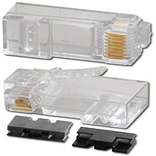 AVBcable Pan Pacific PT-0688-50UL-P50 RJ45 Plug CAT 6, Sold 50/ PK