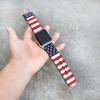 American Vintage Apple Watch Band 38mm 40mm 42mm 44mm,Series 5 Series 4 Series 3 Series 2 Series 1,Hand-Stitched Handmade Apple Watch Leather view 1