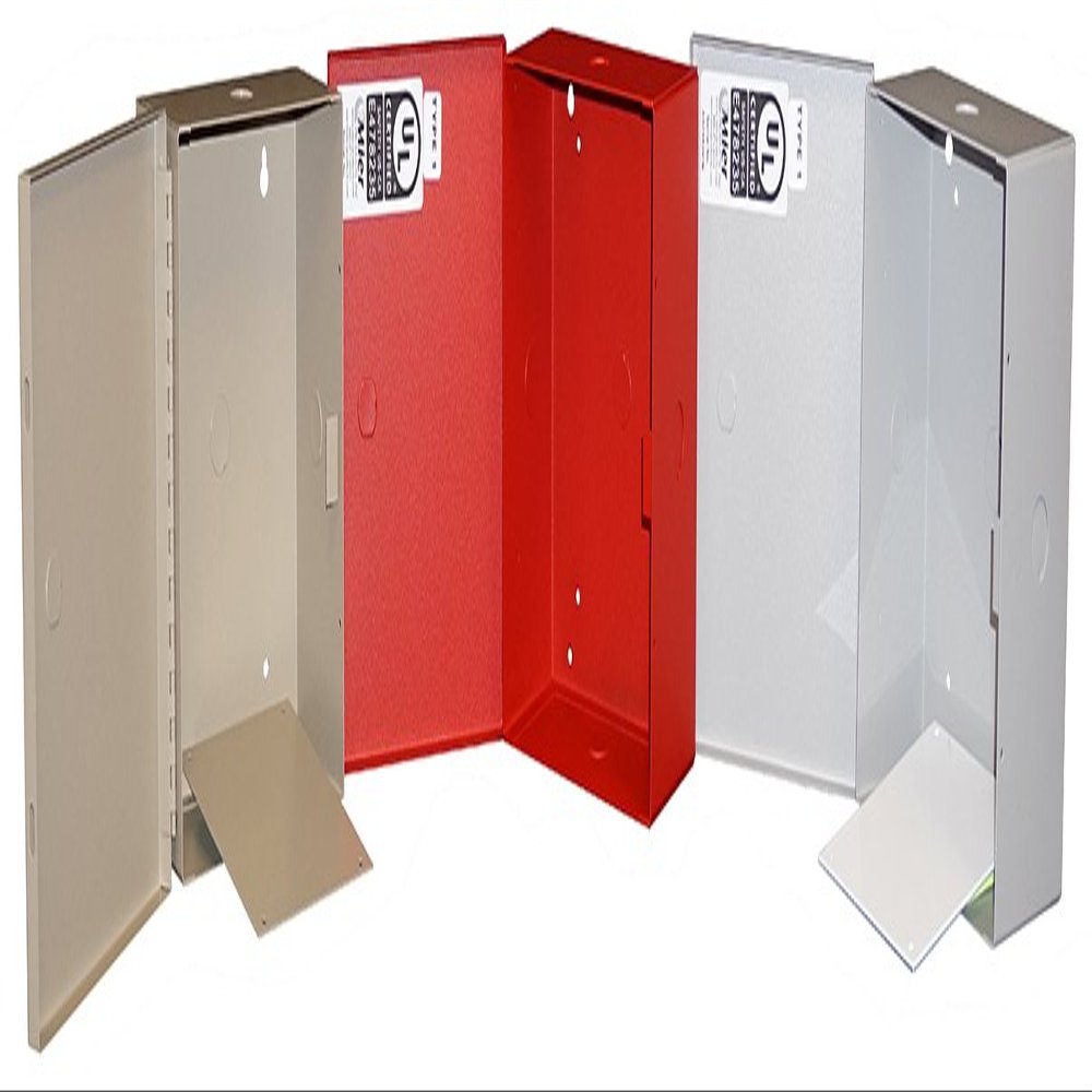 Mier Products UL, Gray 7x8x3.5 Box with 5x6 Panel, Made in The USA