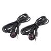 Aexit 2Pcs CHT-F03-D13 Audio & Video Accessories Single Small Shell Head 3.5mm Jack Infrared Connectors & Adapters Emitter Cable view 1